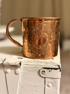 Copper Hammered Jackson Hole Still Works Mug - Copper